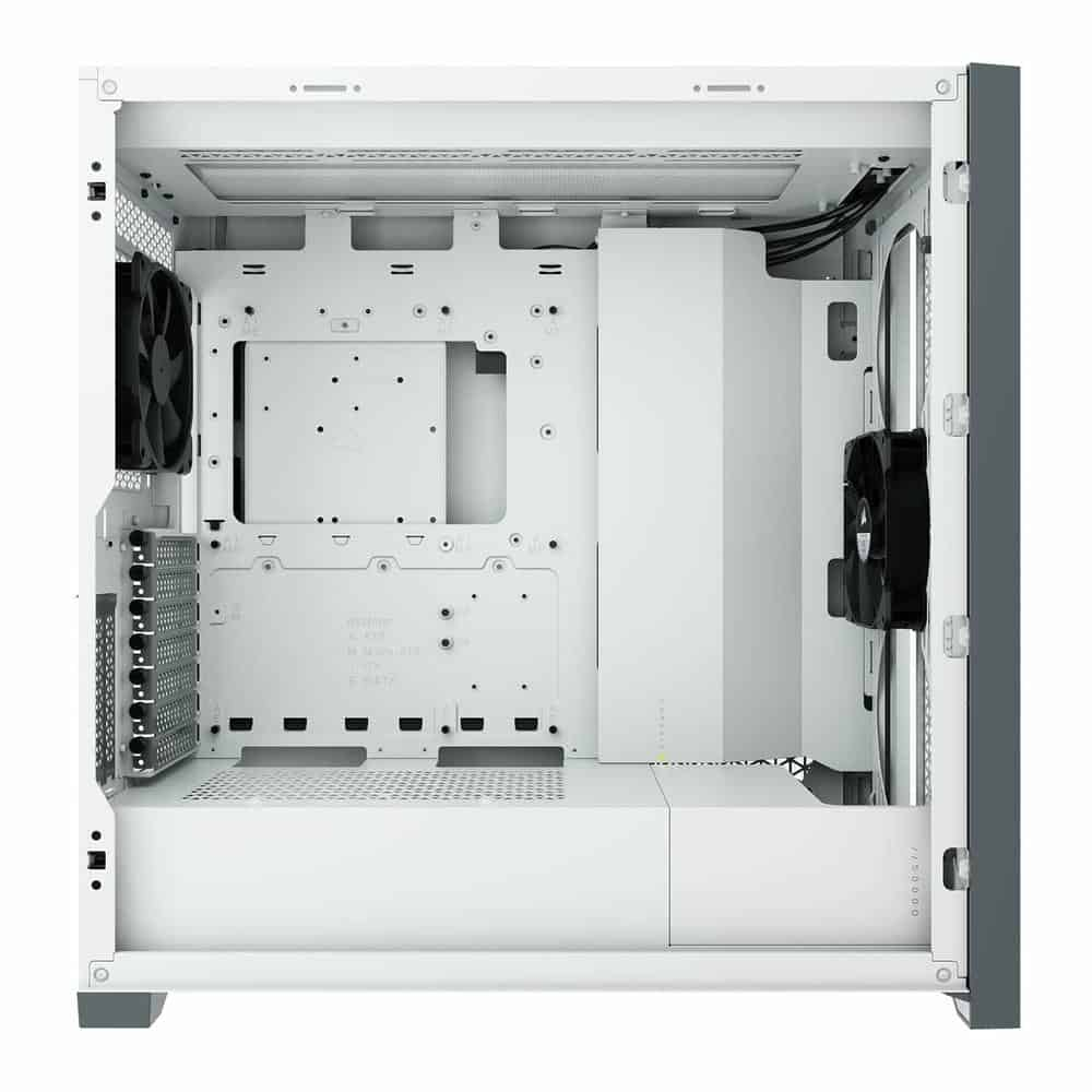 (image for) Corsair 5000D Airflow White Chassis + Corsair RM850 White PSU Bundle